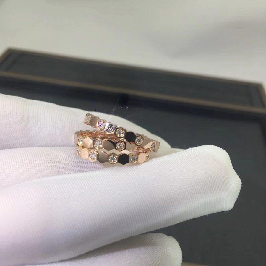 [Ornora Jewelry]BEE LOVE RING PINK GOLD DIAMOND
