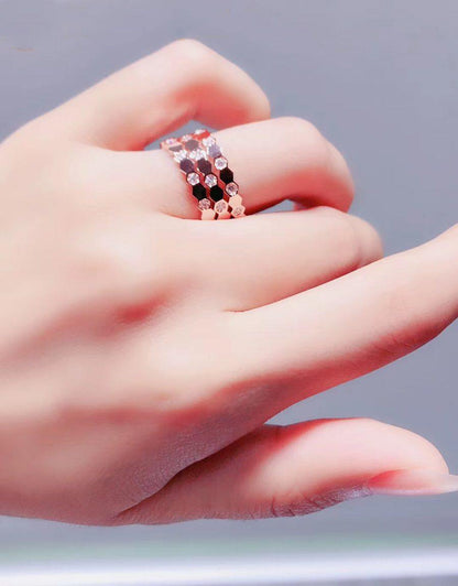 [Ornora Jewelry]BEE LOVE RING PINK GOLD DIAMOND