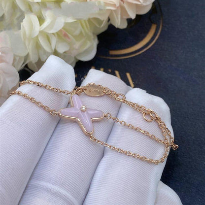 [Ornora Jewelry]JEUX BRACELET PINK MOP PINK GOLD 1 DIAMOND