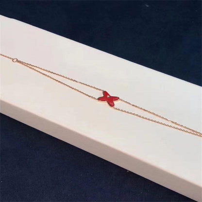 [Ornora Jewelry]JEUX BRACELET CARNELIAN PINK GOLD 1 DIAMOND