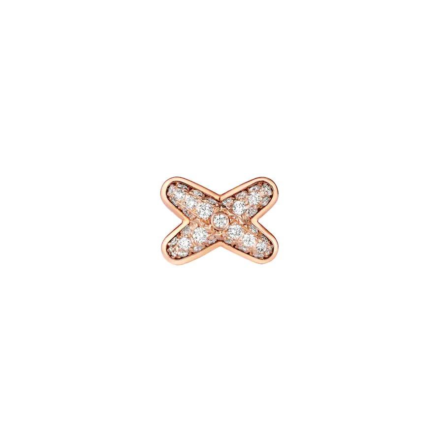 [Ornora Jewelry]JEUX DE PINK GOLD DIAMOND EARRINGS