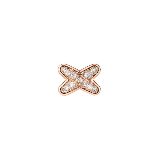 [Ornora Jewelry]JEUX DE PINK GOLD DIAMOND EARRINGS