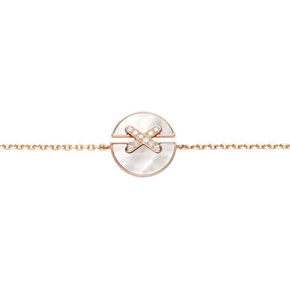 [Ornora Jewelry]JEUX DE BRACELET MOP PINK GOLD DIAMONDS