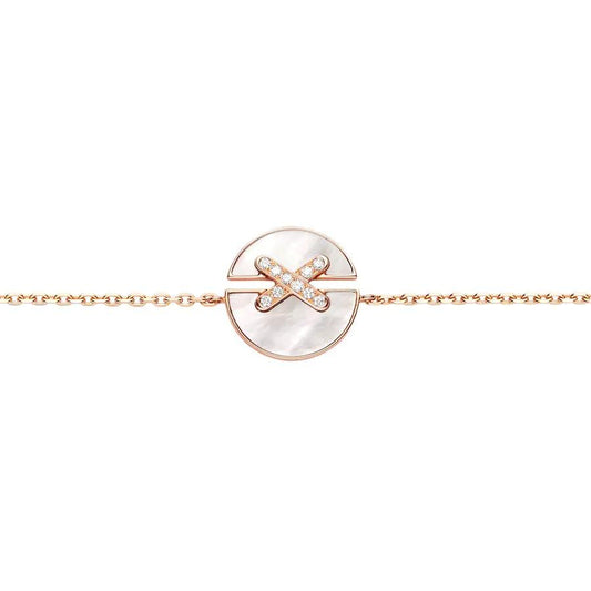 [Ornora Jewelry]JEUX DE BRACELET MOP PINK GOLD DIAMONDS