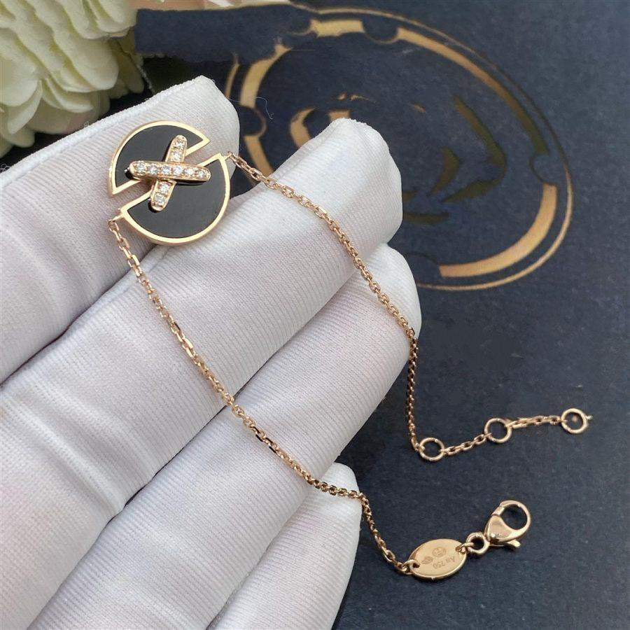 [Ornora Jewelry]JEUX DE BRACELET ONYX PINK GOLD DIAMOND