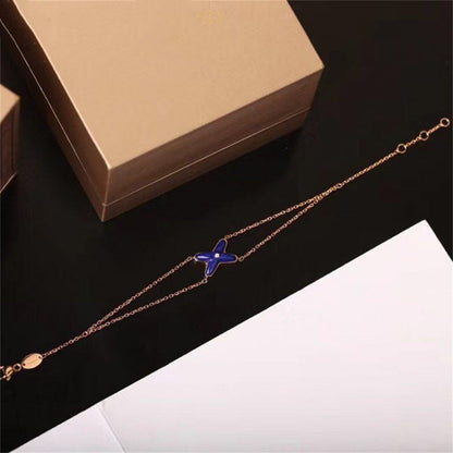 [Ornora Jewelry]Hollow Design Four-Leaf Clover Flower Shape Ring