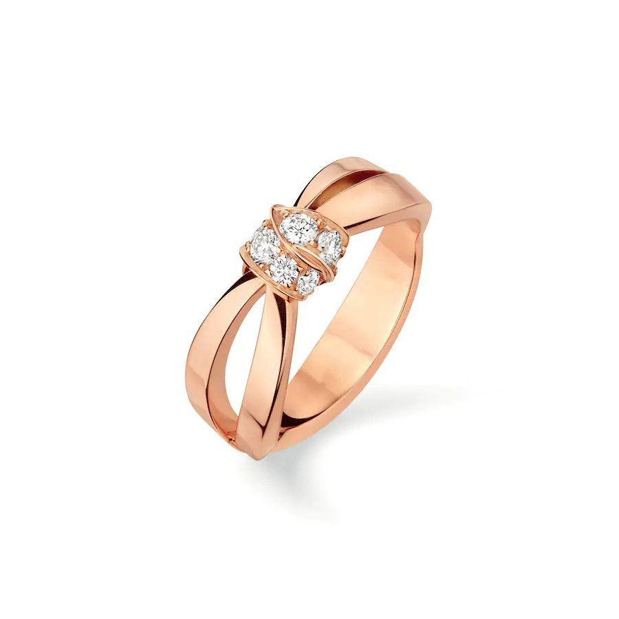 [Ornora Jewelry]LIENS RING PINK GOLD DIAMOND