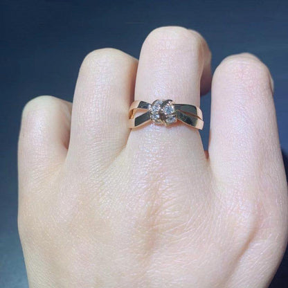 [Ornora Jewelry]LIENS RING PINK GOLD DIAMOND