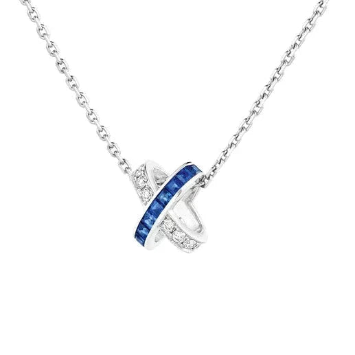 [Ornora Jewelry]LIENS DIAMOND SILVER NECKLACE