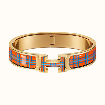 [Ornora Jewelry]H TARTAN BRACELET 12MM