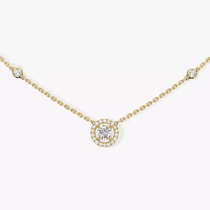 [Ornora Jewelry]Diamond Necklace 0,20ct Brilliant Shape Joy