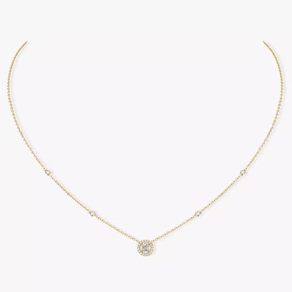 [Ornora Jewelry]Diamond Necklace 0,20ct Brilliant Shape Joy