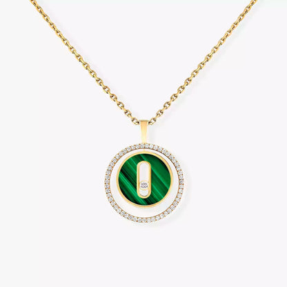 [Ornora Jewelry]Lucky Move Diamond Necklace in Rose Gold and White Mother-of-Pearl