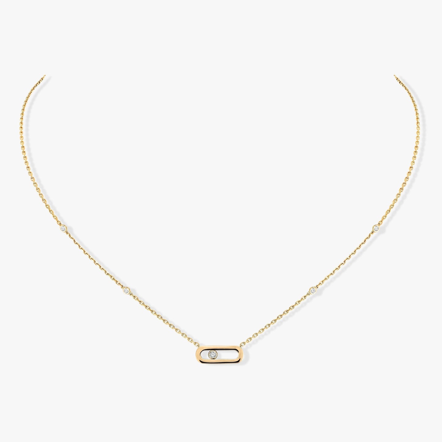 [Ornora Jewelry]MOVE UNO DIAMOND NECKLACE