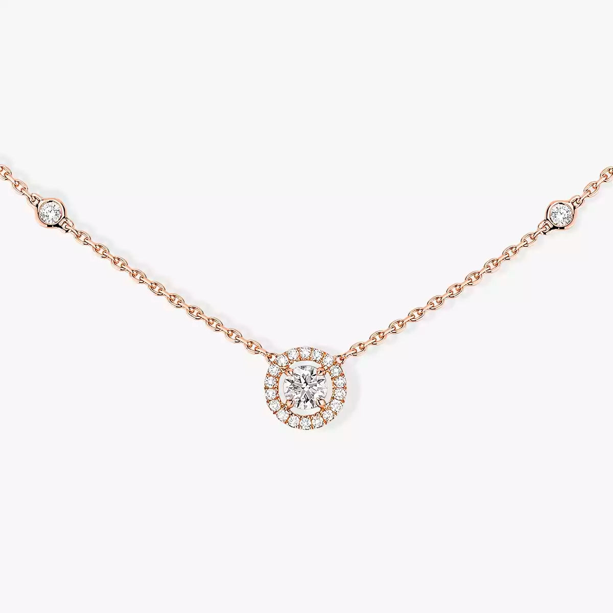[Ornora Jewelry]Diamond Necklace 0,20ct Brilliant Shape Joy