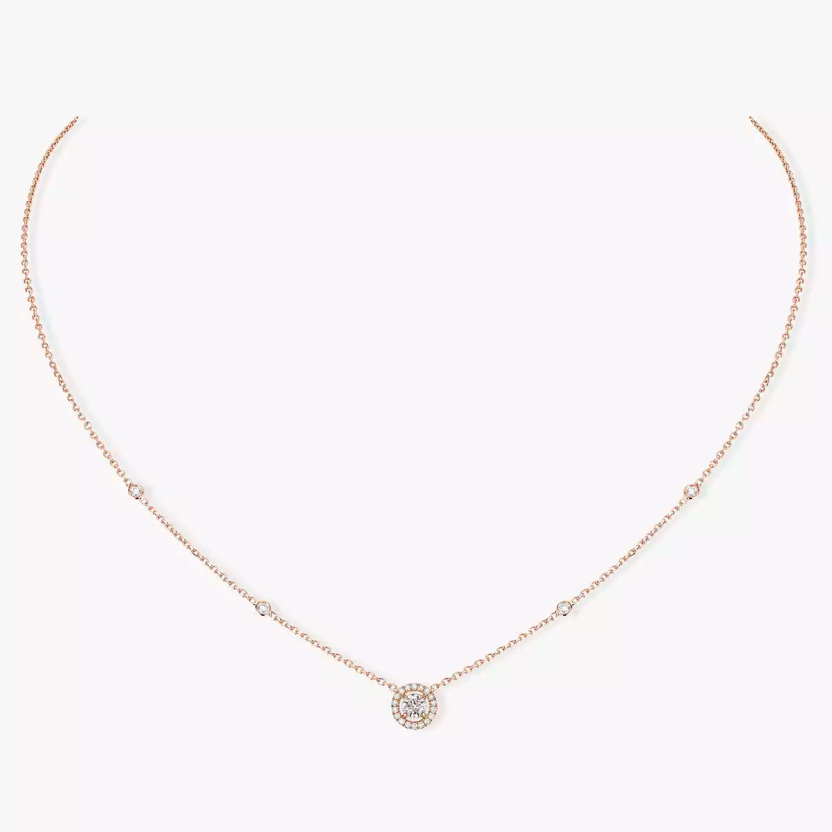 [Ornora Jewelry]Diamond Necklace 0,20ct Brilliant Shape Joy