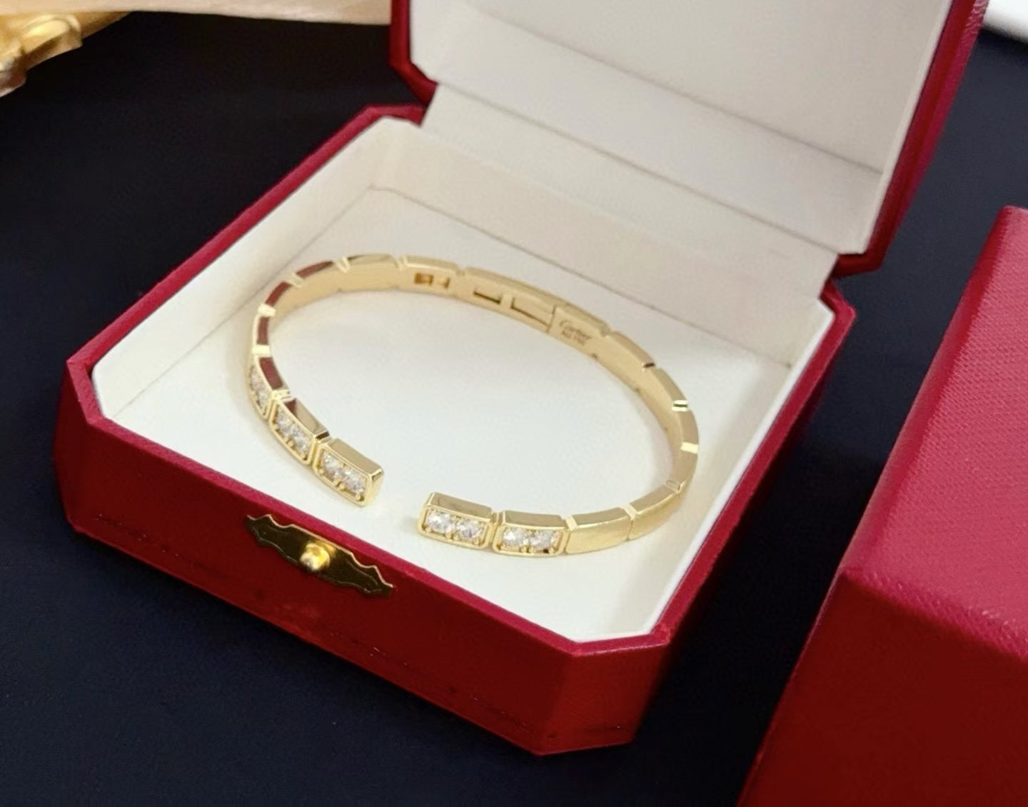 [Ornora Jewelry]LOVE DIAMOND OPEN  BRACELET
