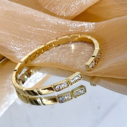 [Ornora Jewelry]LOVE DIAMOND OPEN  BRACELET
