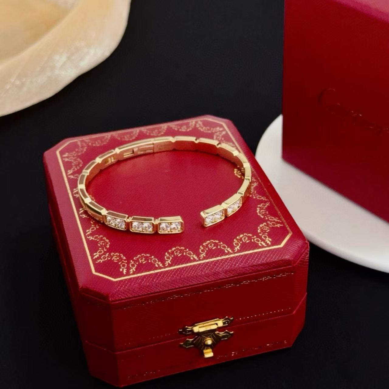 [Ornora Jewelry]LOVE DIAMOND OPEN  BRACELET
