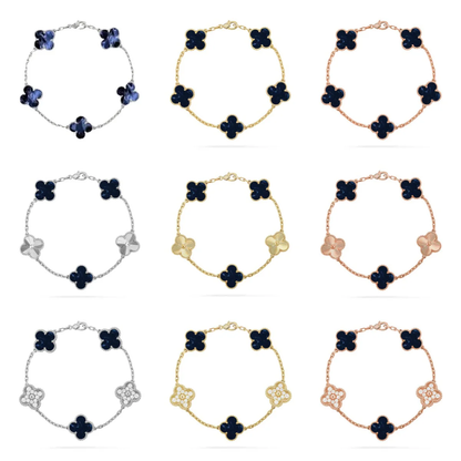 [Ornora Jewelry]CLOVER 5 MOTIF PIETERSITE BRACELET COLLECTION