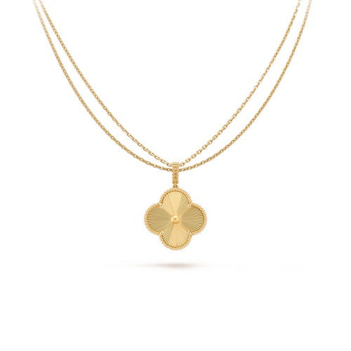 [Ornora Jewelry]CLOVER 25MM PEDANT NECKLACE GOLD