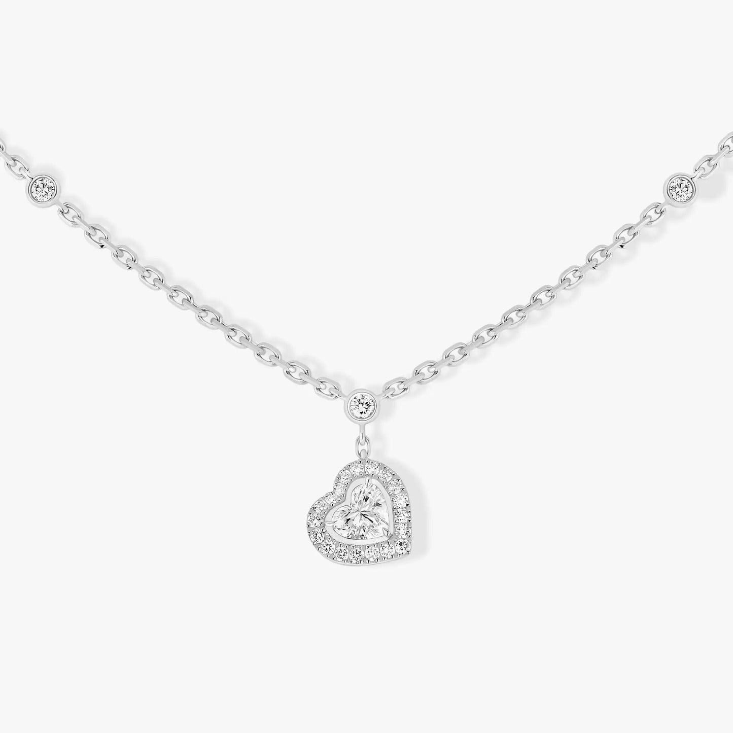 [Ornora Jewelry]JOY HEART DIAMOND NECKLACE