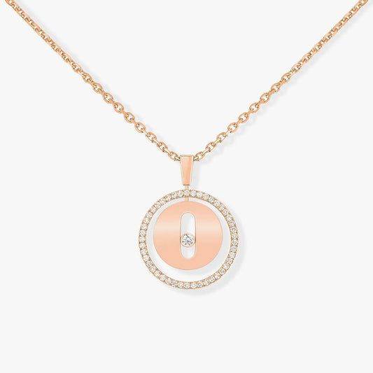 [Ornora Jewelry]LUCKY MOVE PM NECKLACE PINK GOLD DIAMOND