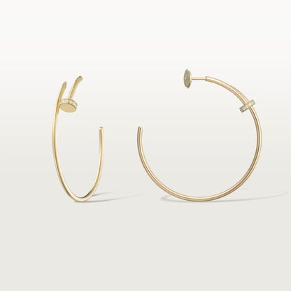[Ornora Jewelry]JUSTE HALF DIAMOND LARGE EARRINGS