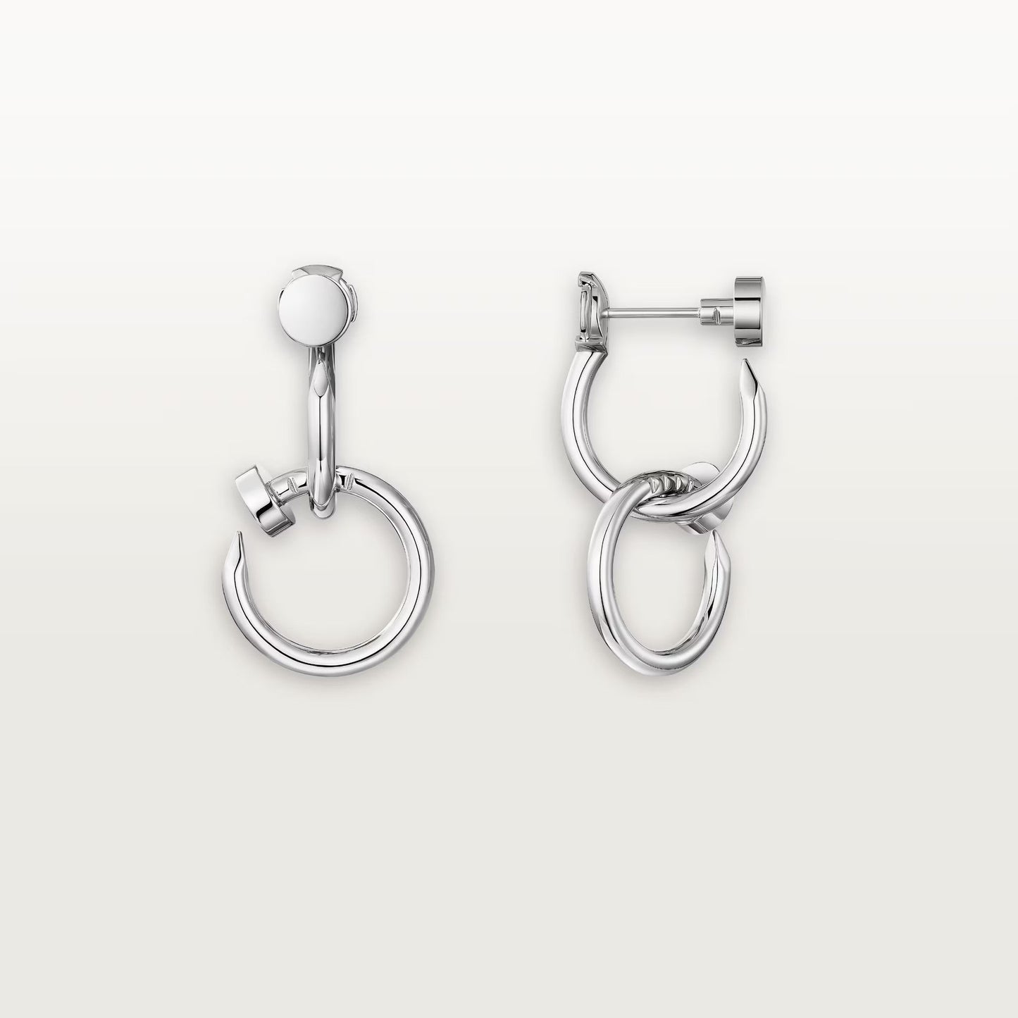 [Ornora Jewelry]JUSTE NO DIAMOND DOUBLE EARRINGS