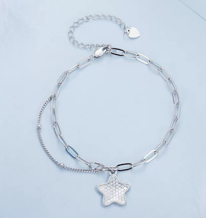 Platinum Star Bracelet