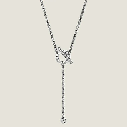 [Ornora Jewelry]FINESSE SILVER DIAMOND NECKLACE