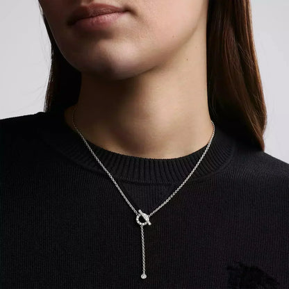 [Ornora Jewelry]FINESSE SILVER DIAMOND NECKLACE