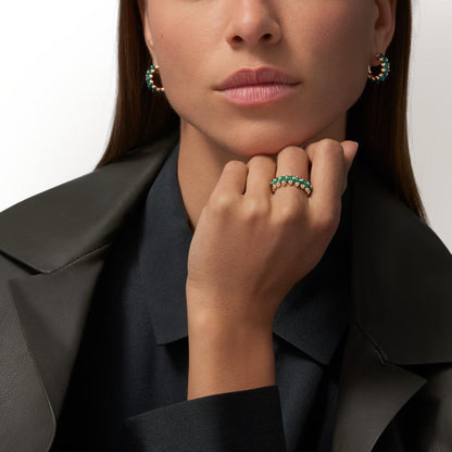 [Ornora Jewelry]CLASH 7.9MM AGATE CHALCEDONY RING