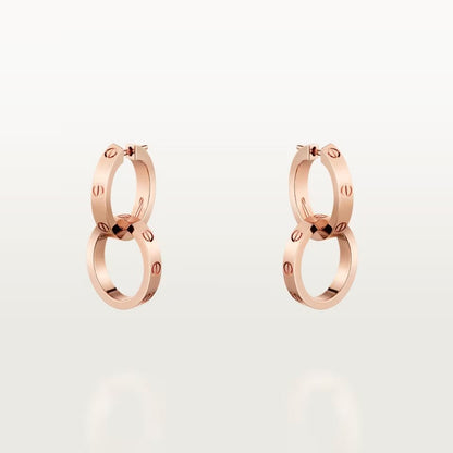 [Ornora Jewelry]LOVE 3.3MM DANGLE EARRINGS