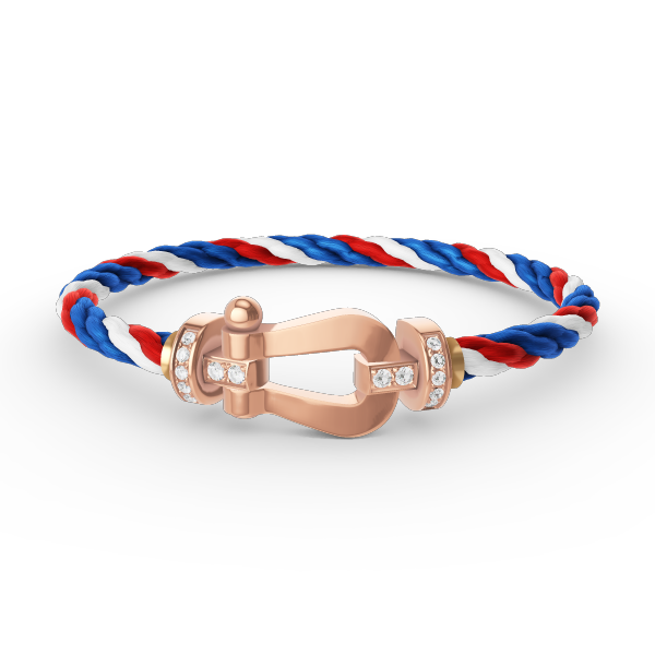 [Ornora Jewelry]FORCE LARGE HORSESHOE HALF DIAMOND BRACELET ROSE GOLD