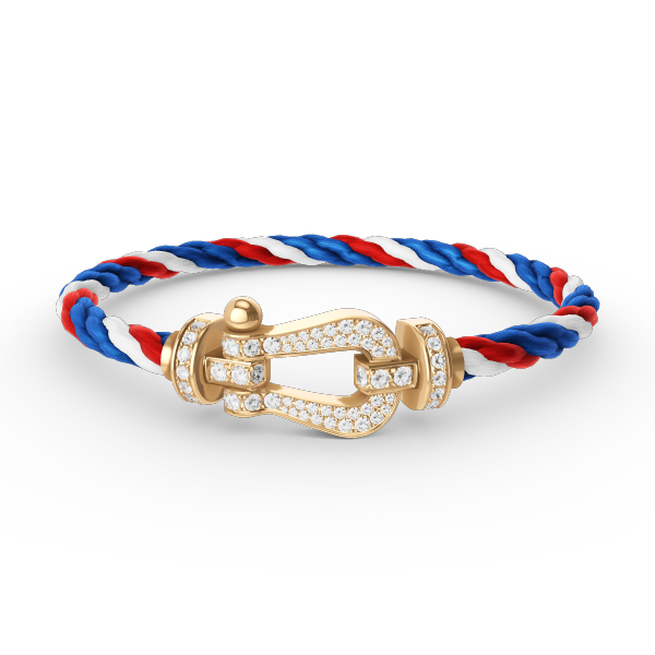 [Ornora Jewelry]FORCE LARGE HORSESHOE FULL DIAMOND BRACELET GOLD