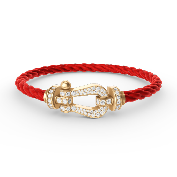 [Ornora Jewelry]FORCE LARGE HORSESHOE FULL DIAMOND BRACELET GOLD