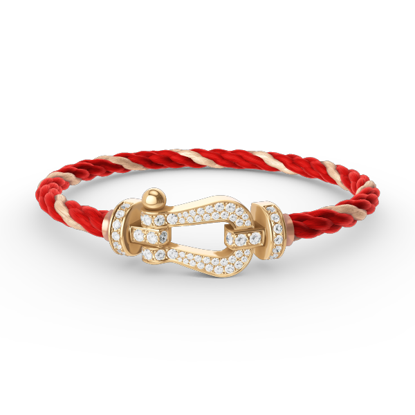 [Ornora Jewelry]FORCE LARGE HORSESHOE FULL DIAMOND BRACELET GOLD