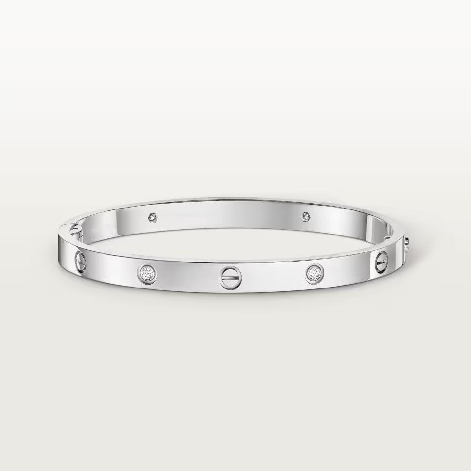 [Ornora Jewelry]LOVE BRACELET 4.8MM 4 DIAMONDS