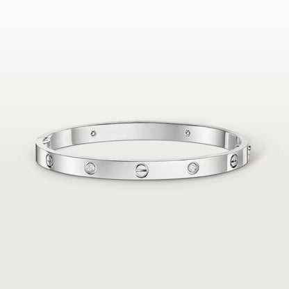 [Ornora Jewelry]LOVE BRACELET 4.8MM 4 DIAMONDS