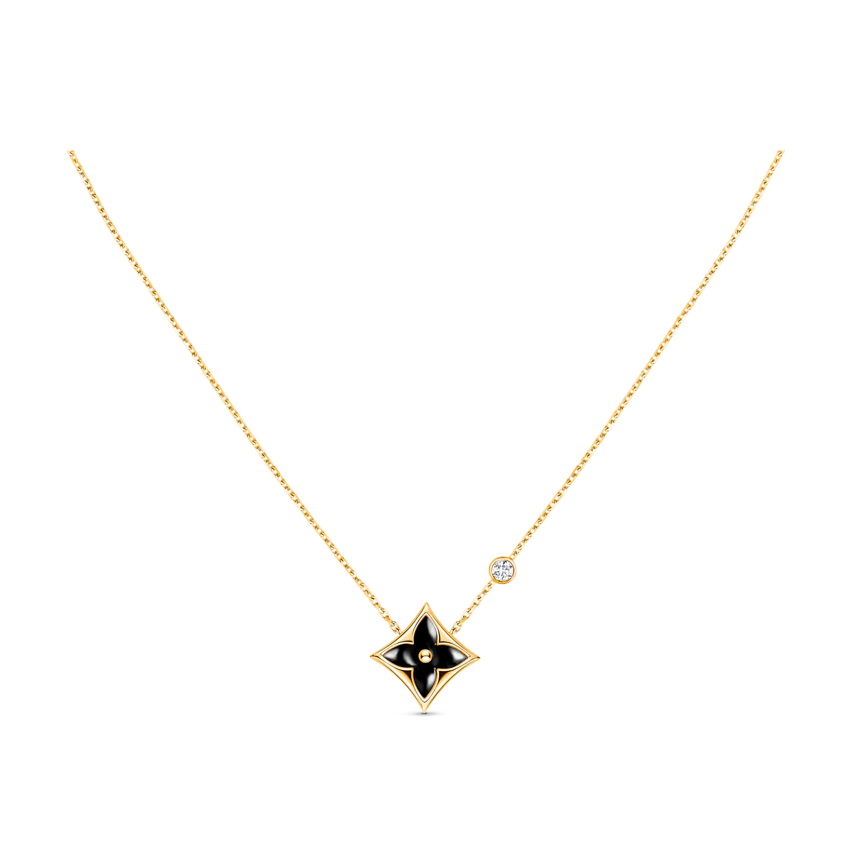 [Ornora Jewelry]STAR BLACK MOP NECKLACE