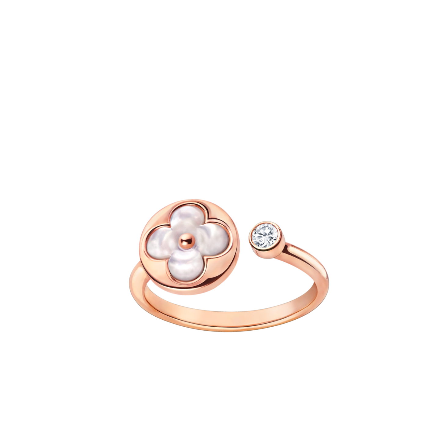 [Ornora Jewelry]SUN 1 DIAMOND PINK MOP RING