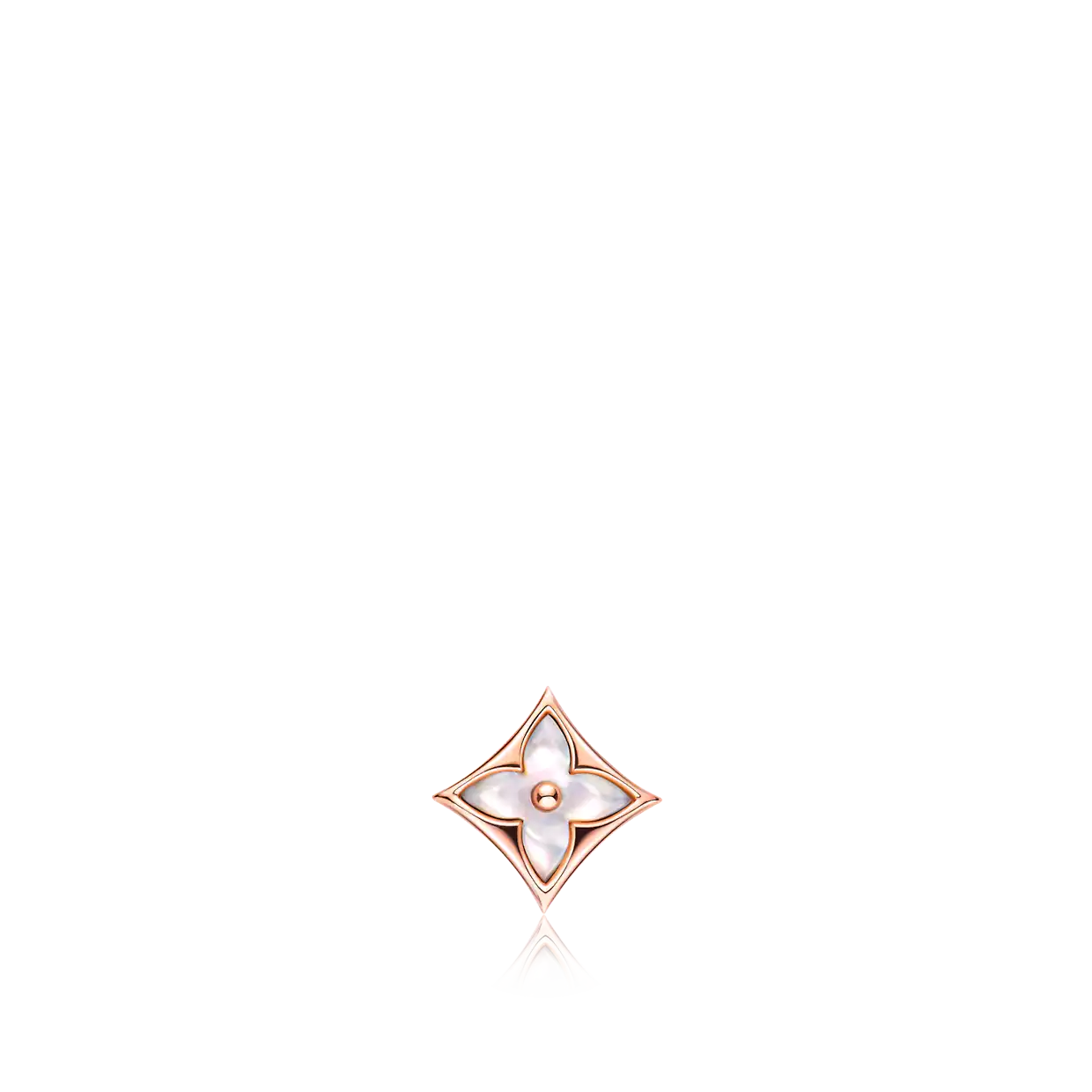 [Ornora Jewelry]STAR MOP PINK GOLD EARRINGS