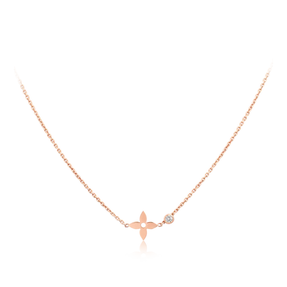 [Ornora Jewelry]BLOSSOM PENDANT PINK GOLD AND DIAMOND
