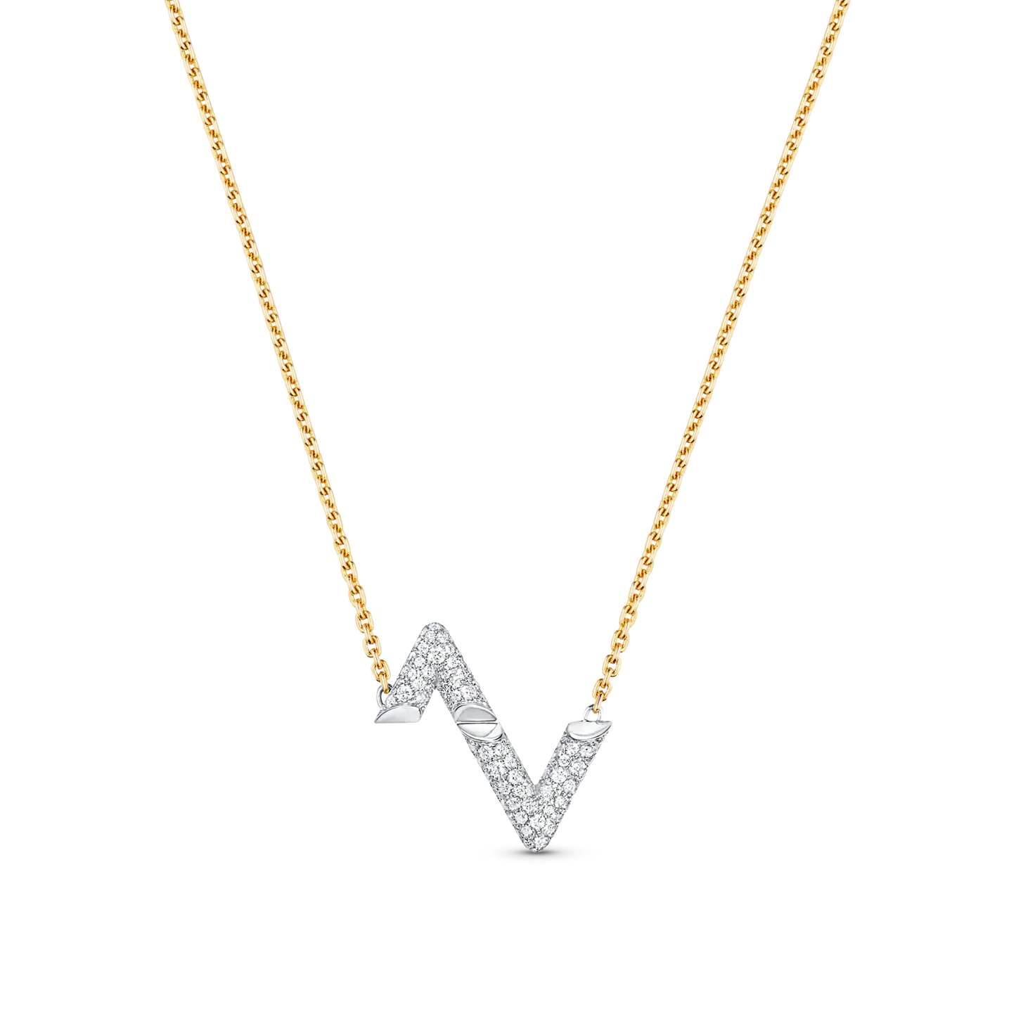 [Ornora Jewelry]VOLT SILVER DIAMOND PEDANT NECKLACE