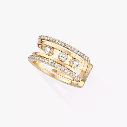[Ornora Jewelry]Move 10th Diamond Ring in Gold