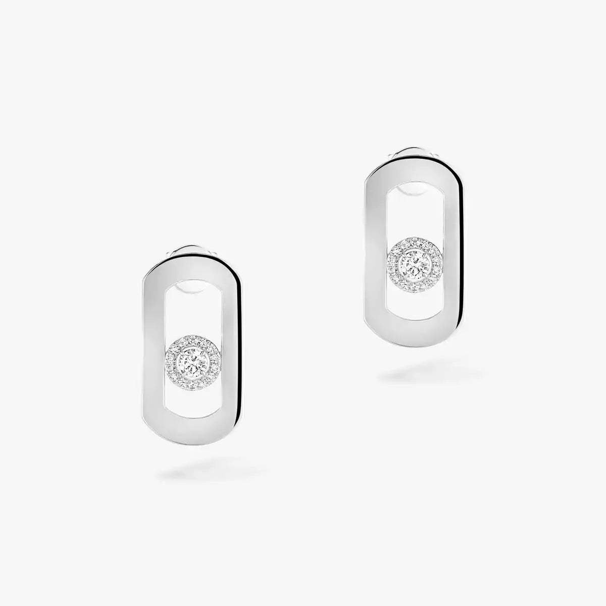 [Ornora Jewelry]So Move Diamond Earrings in Yellow Gold
