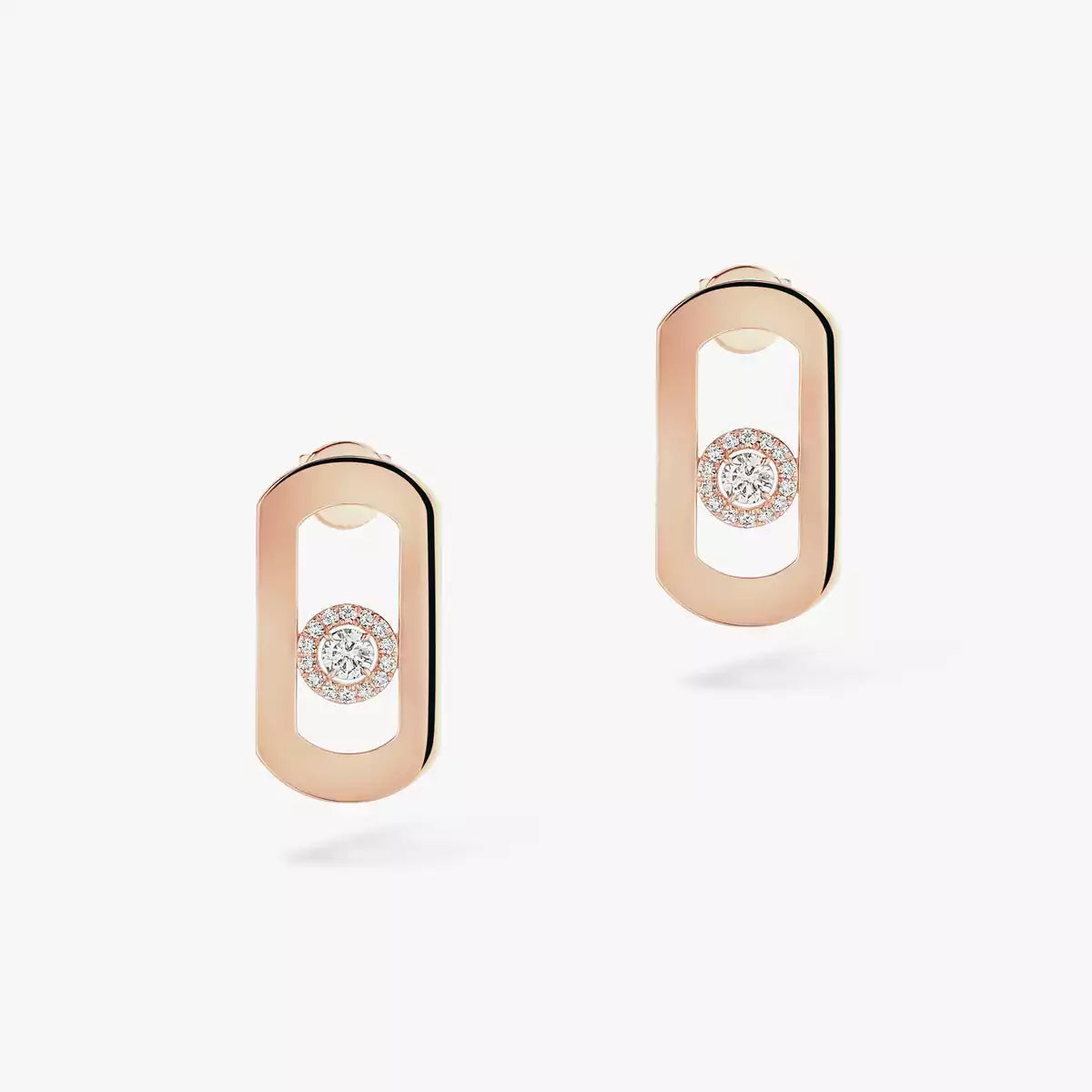 [Ornora Jewelry]So Move Diamond Earrings in Yellow Gold