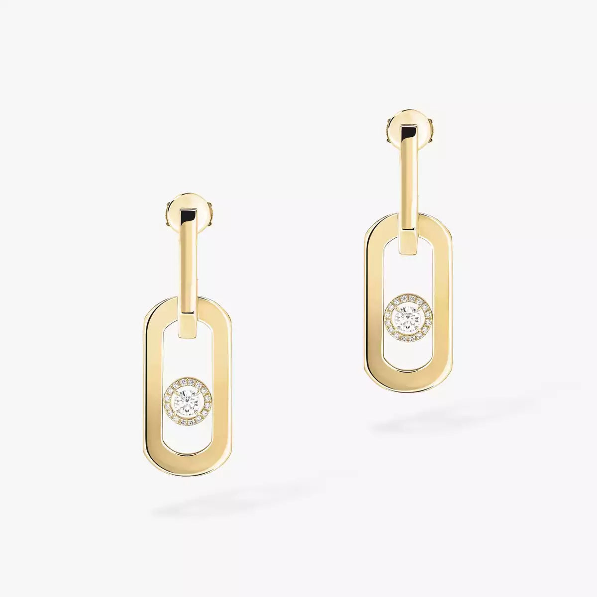 [Ornora Jewelry]So Move XL Diamond Pendant Earrings