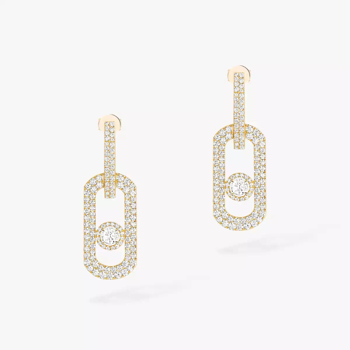 [Ornora Jewelry]So Move XL Pave_-Set Diamond Pendant Earrings